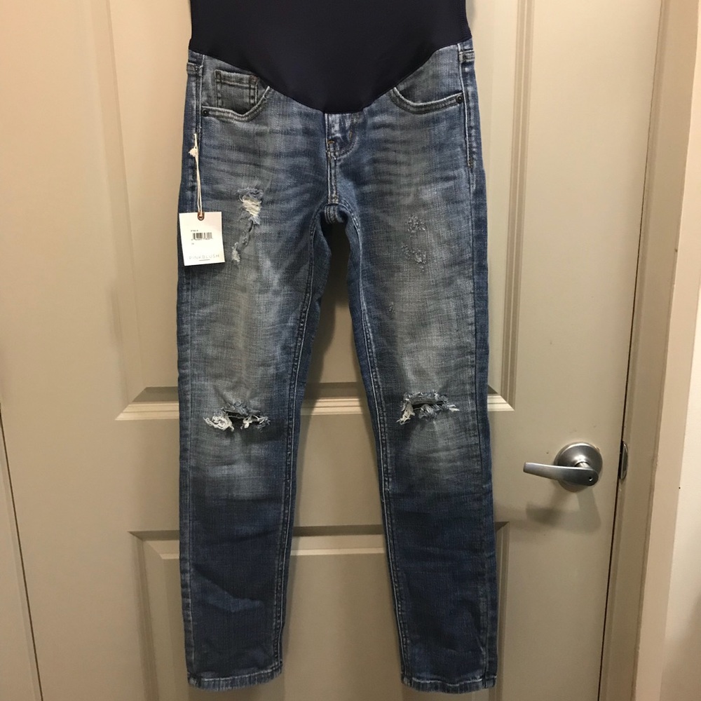 Never worn Maternity skinny leg jeans